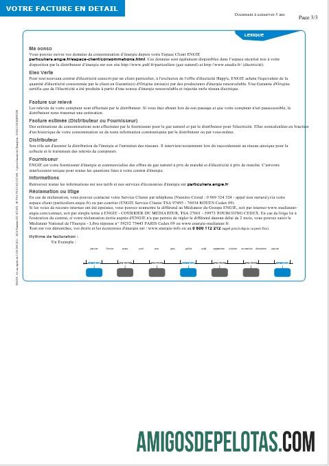 imprimível REINO UNIDO ENGIE Business Utility Bill Modelo Word e PDF 3